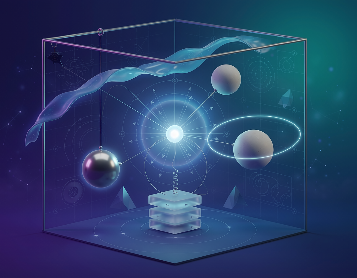 In 3d physics environment everything is driven by the same physical truth