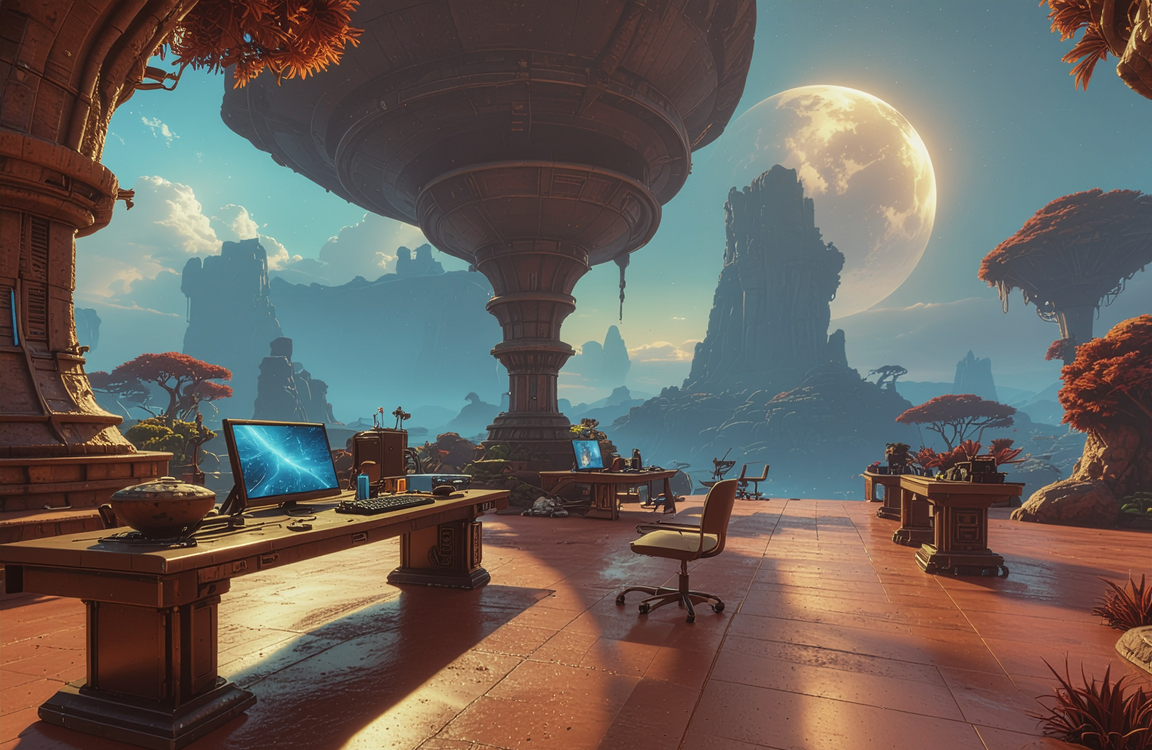 designing a physical world and letting the game emerge from it